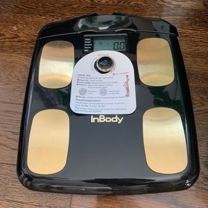 InBody H20N Body Composition Scale - black & gold